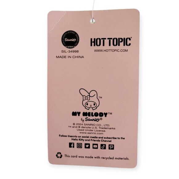 Hot Topic My Melody Ruffled Pink Swim Skirt 1X Plus Size Skirted Swim Bottom - Picture 11 of 12